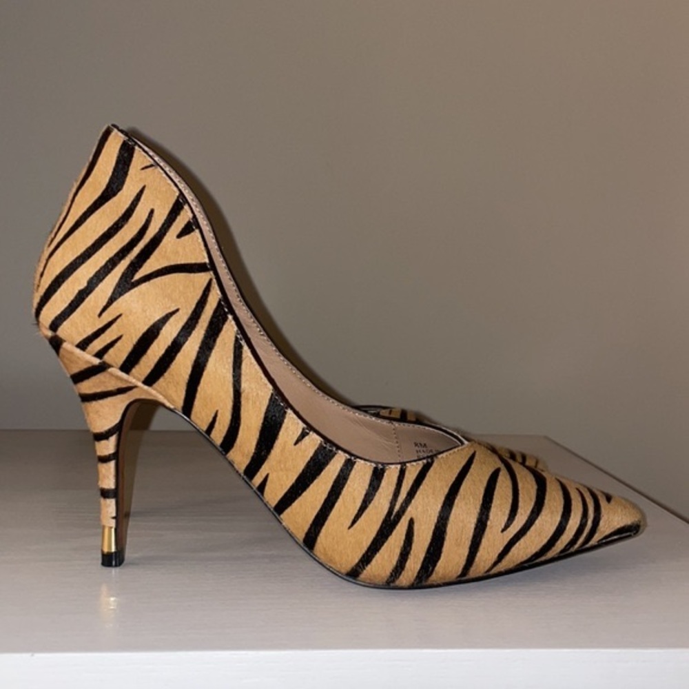 SALE❤️NEW Linea Paolo Genuine Calf Hair Tiger Pump